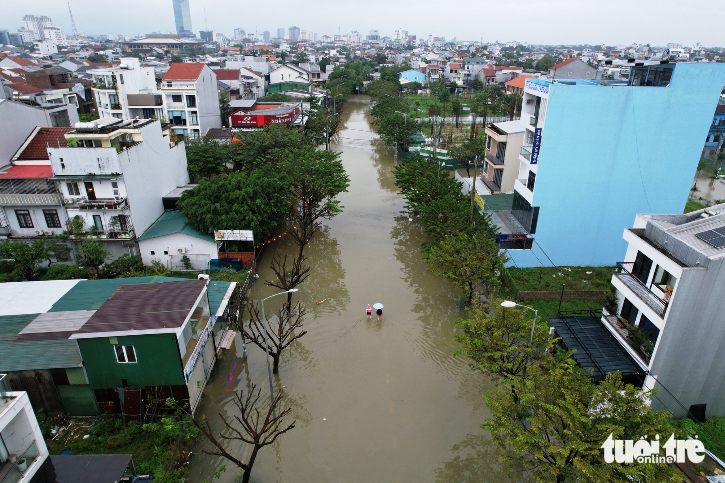顺化降雨超过800毫米,启动警报系统应对自然灾害